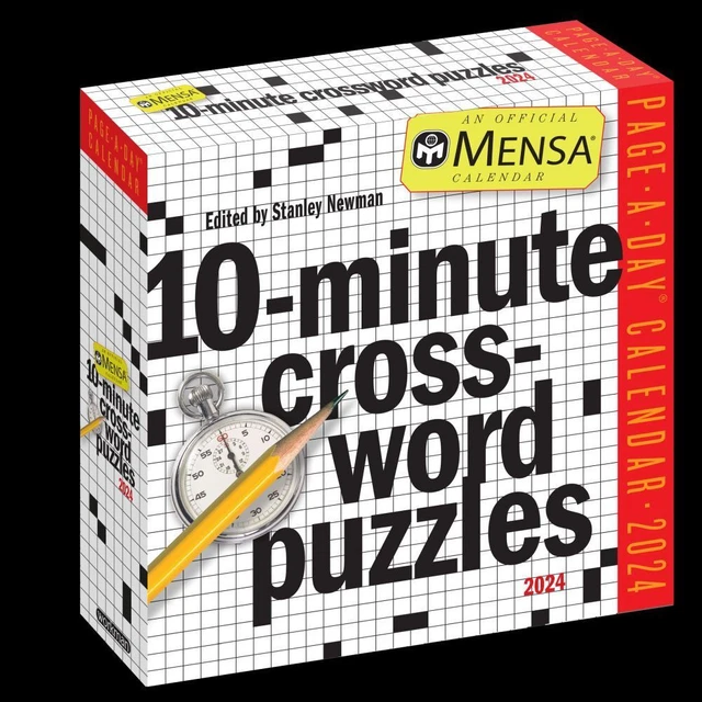 Mensa® 10-Minute Crossword Puzzles by Workman Calendars