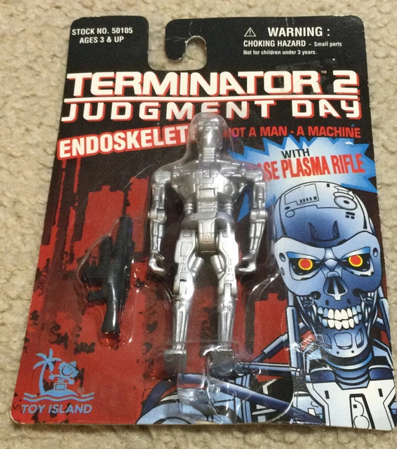VINTAGE 1995 TOY Island 50105 Terminator 2 Judgement Day Endoskeleton