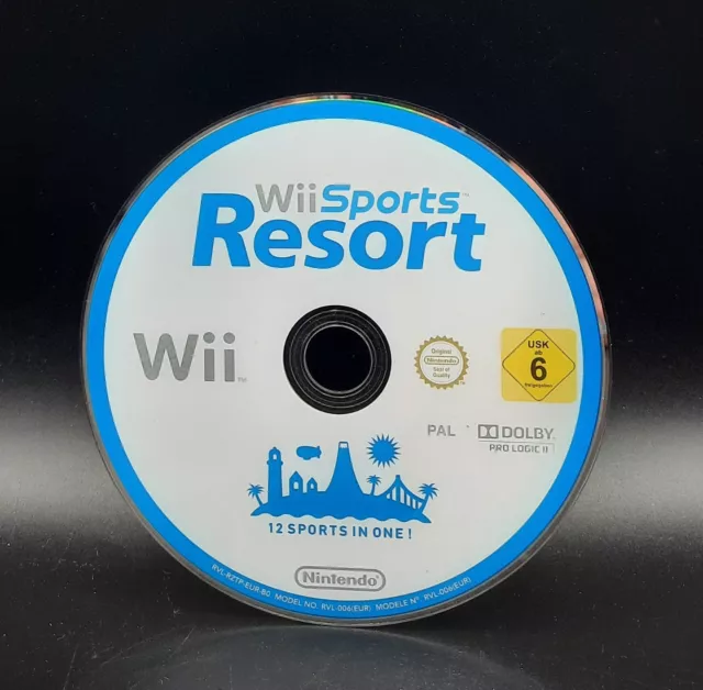 Wii Sports Resort (Nintendo Wii, 2009) getestet nur Disc USK 6 Spiel