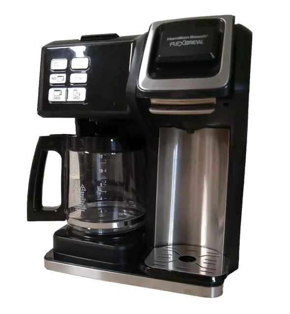 Hamilton Beach FlexBrew Trio 2-Way Single Serve Coffee Maker & Full 12c Pot