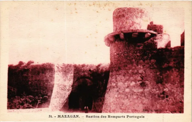 CPA AK MAROC MAZAGAN - Bastion of the Portuguese Wall (219366)