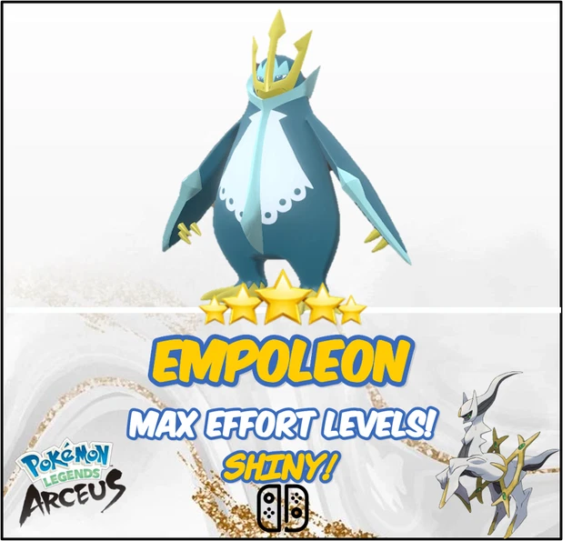 Pokemon Legends: Arceus Shiny Alpha Spiritomb Max Effort Levels