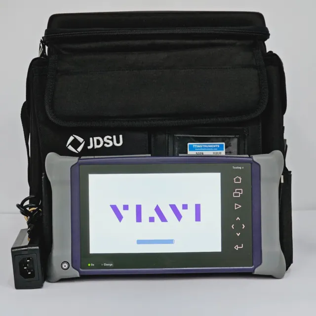 Viavi JDSU MTS 4000 V2 PM/VFL w/ 4146 QUAD SM MM 850/1300/1310/1550 nm OTDR S-PM