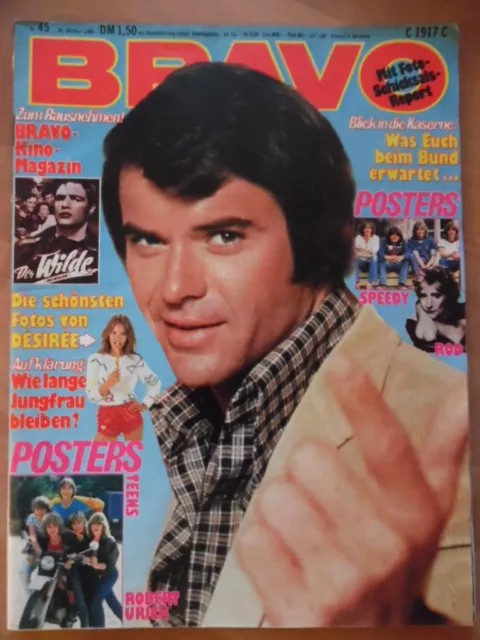 BRAVO 45 - 1980 (5) Robert Urich Bee Gees Rod Stewart Diana Ross David Bowie