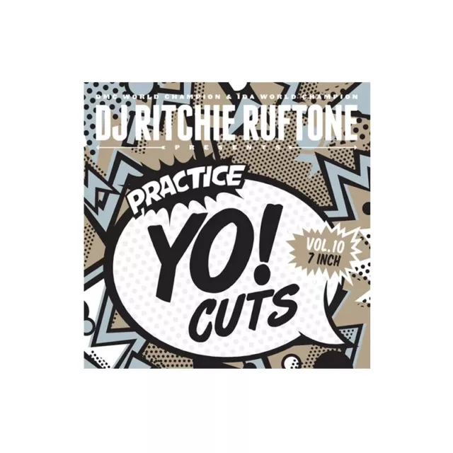 DJ RICHIE RUFTONE PRACTICE YO CUTS VOLUME 10 Gold Vinyl  7"