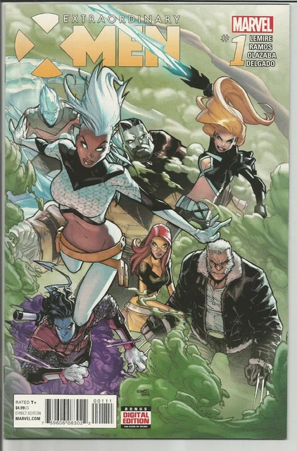EXTRAORDINARY X-MEN (Marvel 2016) 1  Lemire Ramos OLD MAN LOGAN JEAN GREY NM