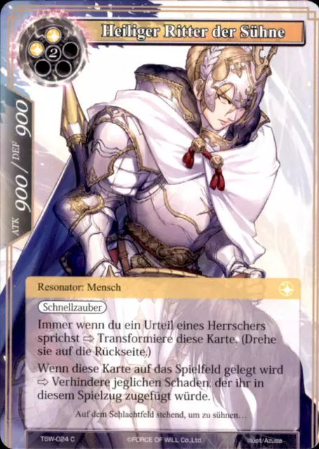 Force of Will - TSW-024 Heiliger Ritter der Sühne - Die Zeitzauberin