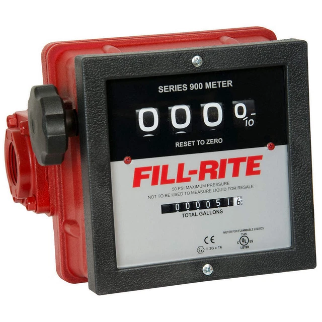 FILL-RITE 901C Flowmeter, 1 in. FNPT