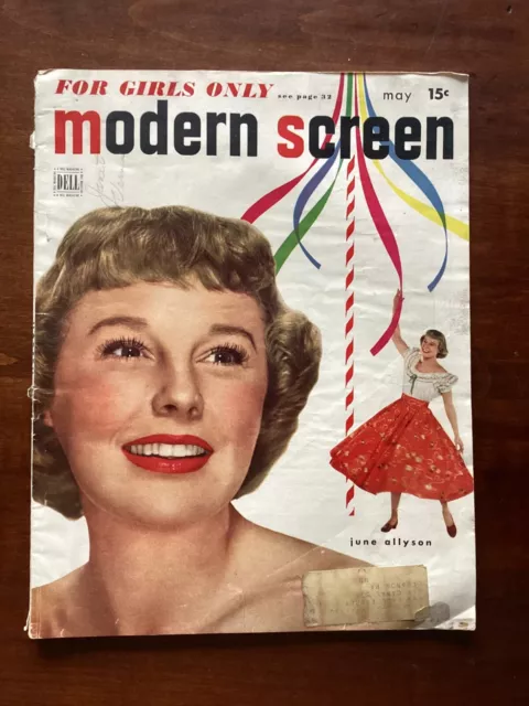 MODERN SCREEN - May 1950 - MONTGOMERY CLIFT, LIZABETH SCOTT, JANE POWELL more