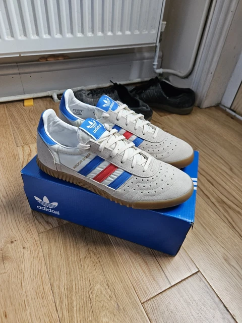adidas gazelle silver green womens Adidas Aloha Super Shoe Chalk White / Cloud White / Blue Bird main image 0