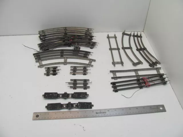 Lot Of Vintage Lionel 027 Track Standard "O" Gauge 3 Rail Parts Pieces