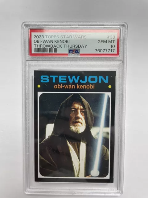 Obi-Wan Kenobi 2023 Topps Throwback Thursday Star Wars #38 PSA 10 GEM MINT