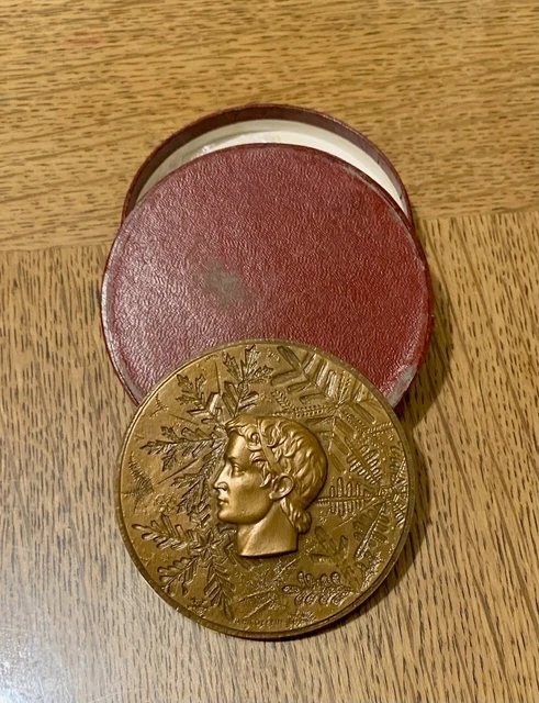 Olympic Games - Participation Medal Boxed - Grenoble 1968 - Participant 68 Cio