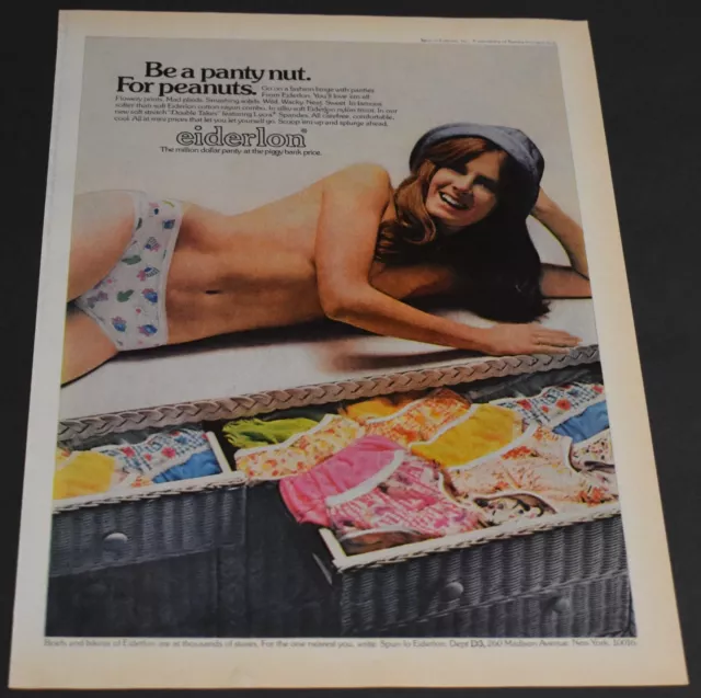 Eiderlon panties (1970s) : r/vintageads