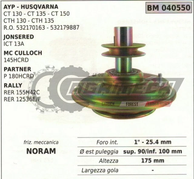 FRIZIONE DECESPUGLIATORE ELITE McCULLOCH - HUSQVARNA - Foto 2