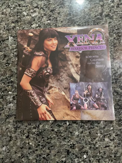 XENA WARRIOR PRINCESS - 2000 16-MONTH WALL CALENDAR - SEALED Millennium Edition