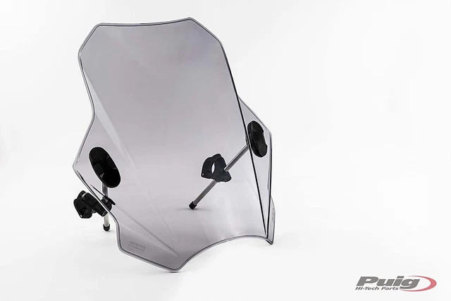 Puig Windschutzscheibe Für Kawasaki Z1000 2014 - Cockpitverkleidung Schwarz Medium