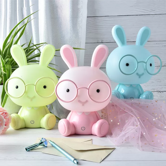 cartoon rabbit led cartoon animal usb energy saving night light sleeping rY^:^