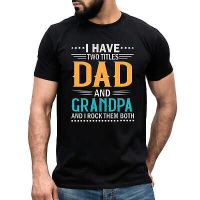 HO due titoli PAPA' & Grandad T-shirt da uomo MIGLIOR PAPà FESTA DEL PAPà PAPA 'T Love