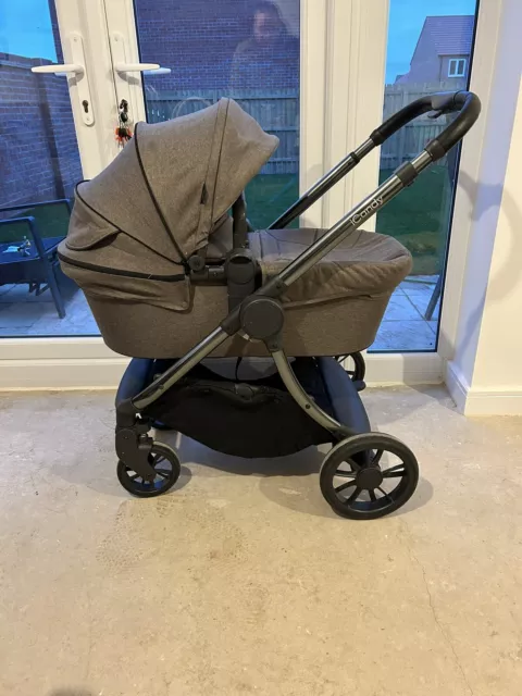 iCandy Lime Pram Pushchair Bundle Lifestyle Taupe