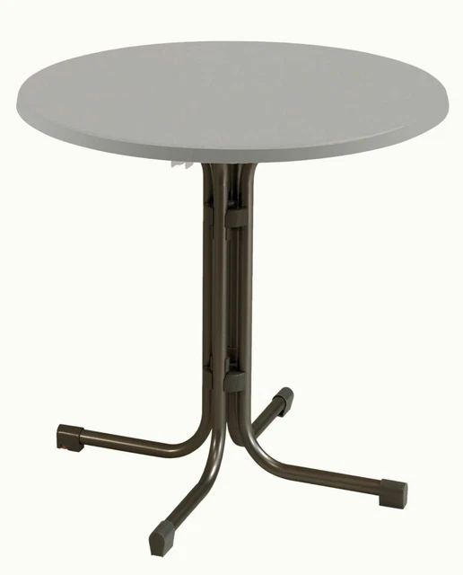 ACAMP GARTENTISCH PIAZZA 80 cm rund Bistrotisch Balkontisch Gartenmöbel