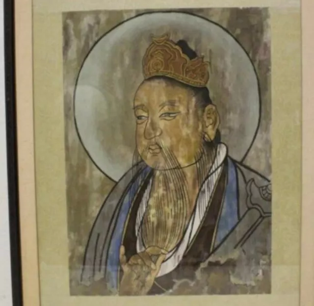 Rare Antique Chinese Portrait 1800s