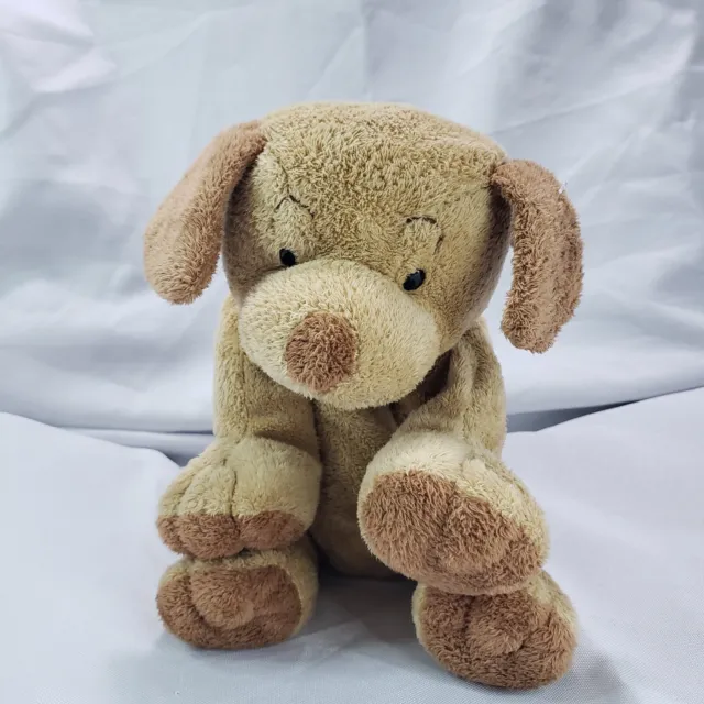 Ty Pluffies Puppers Brown Puppy Dog Plush Stuffed 2003 Floppy Lovey 9 Inch