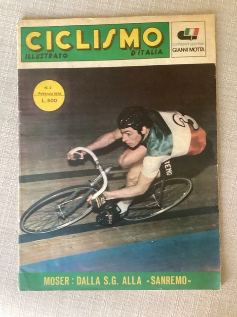 Poster Francesco Moser Ciclismo La Gazzetta Wall Art