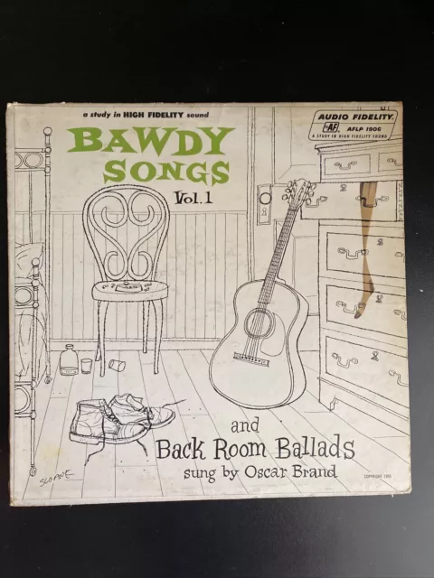 Bawdy Songs And Back Room Ballads By Oscar Brand 30 cm LP Record