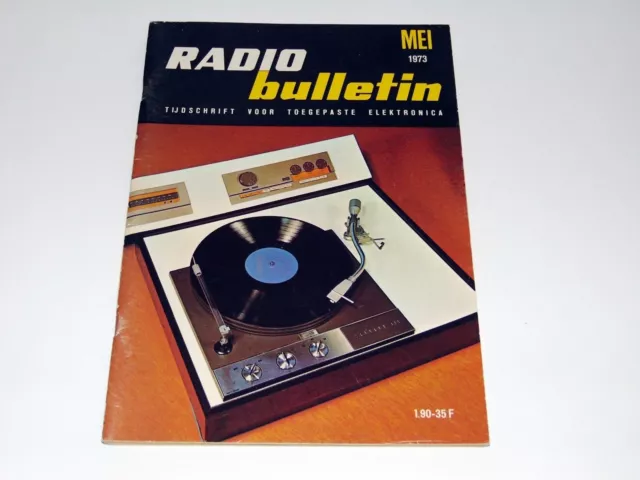 RADIO bulletin - Vintage Zeitschrift Heft Nr.5 von 1973 - Elektronik Geräte u.a.