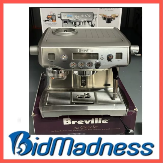 BREVILLE BES980BSS The ORACLE AUTO MANUAL ESPRESSO COFFEE MACHINE  EX DISPLAY ++