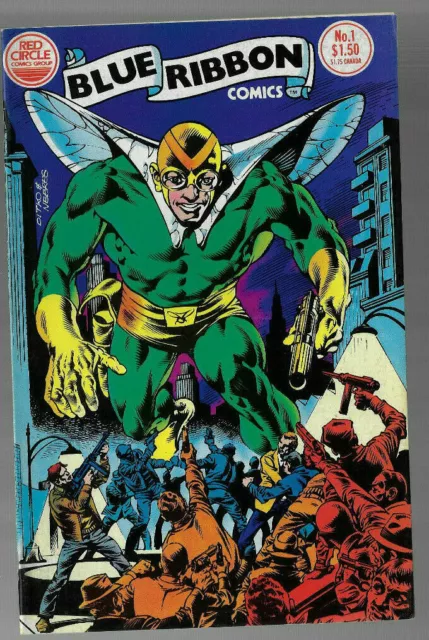 Blue Ribbon 1983 comic book #1 Red Circle Archie Steve Ditko Jack Kirby The Fly