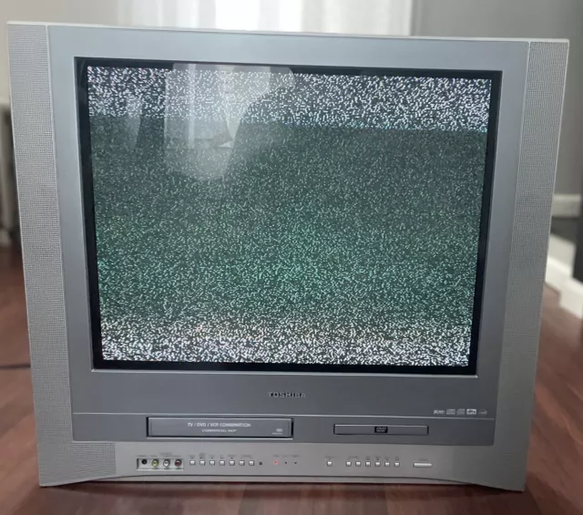 Toshiba MW24FM3 24" CRT TV/DVD/VCR Combo Video Gaming Retro Flat Screen NoRemote