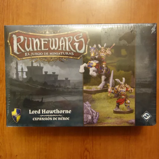 Juego de miniaturas Runewars Lord Hawthorne - Expansión de héroe