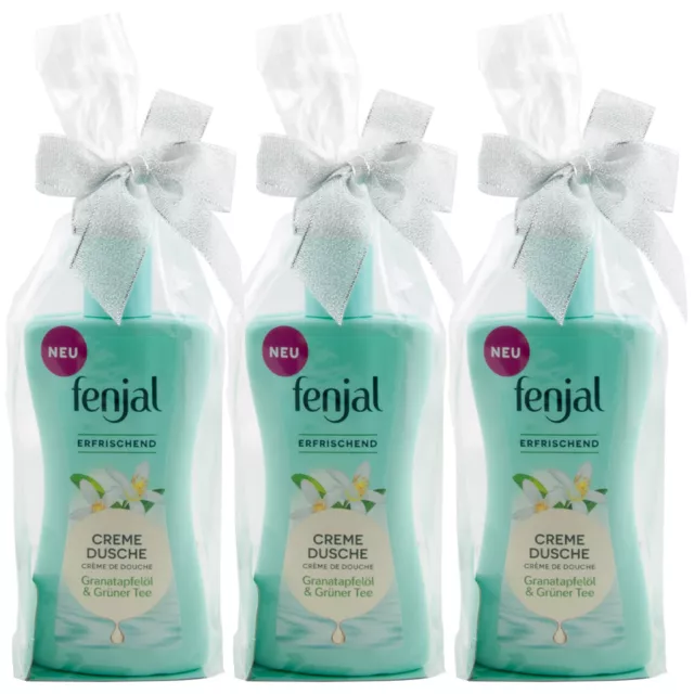 Fenjal Set de Cadeau 3 X Rafraîchissant Crème Douche - Body Lotion -