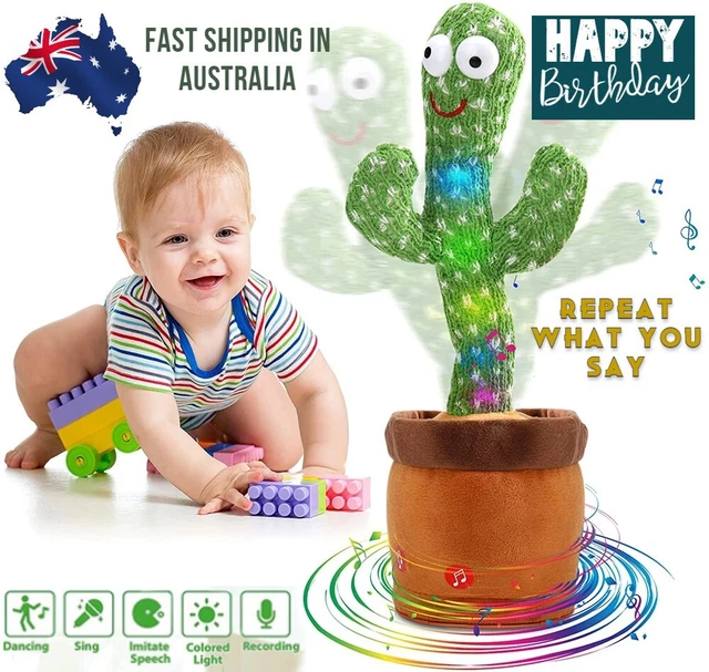 Dancing Cactus Talking Plush Doll Toy Child Birthday Present That Can Sing Dance