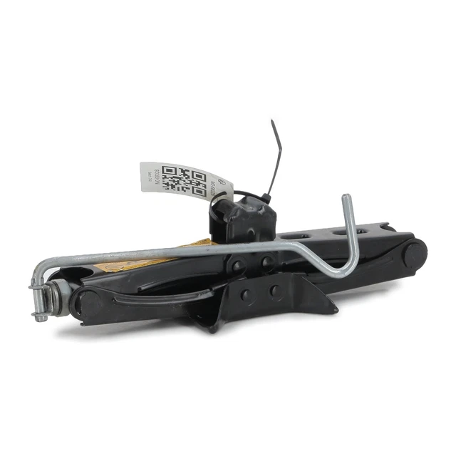 Cric Sollevamento Gomme Cric A Pantografo 2 Tonnellate Per Fiat 500X - Con Base In Acciaio E Asta Girevole Accessorio Officina E Emergenza - 7