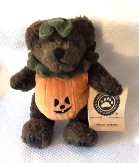 BOYD'S BEARS JACK O. Lantern 12 HALLOWEEN Pumpkin #919631 Tags