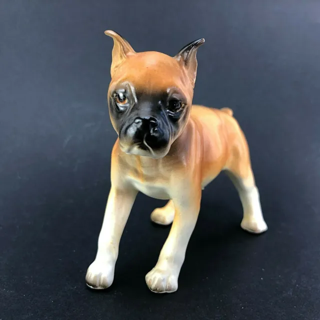 Vtg Napcoware Boxer Dog Figurine Napco Japan Fawn Puppy Baby Statue Figure C6537