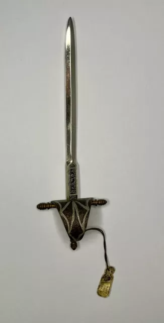 Vintage Exquisite Sword Letter Opener 'TOLEDO' Spain Spanish Made Ornate  Design