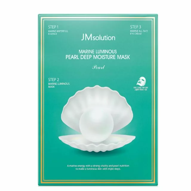 JMsolution Water Marine Luminous Pearl Deep Moisture 3 Step Mask 10ea