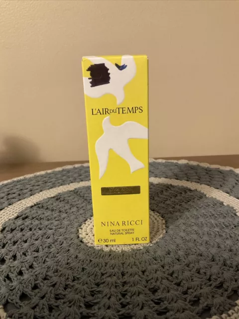Nina Ricci L'air Du Temps 1.0 oz 30 ml Eau De Toilette Spray for Women -Open Box