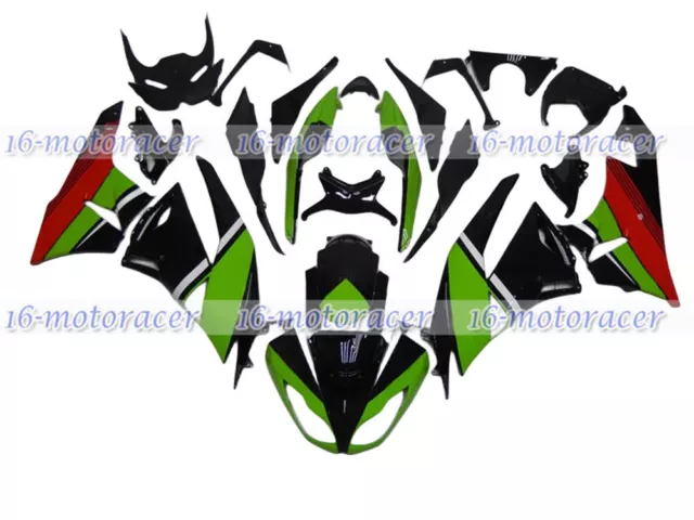 Fairing Fit for 2009-2012 ZX6R Red Green Black Injection ABS Plastic Bodywork