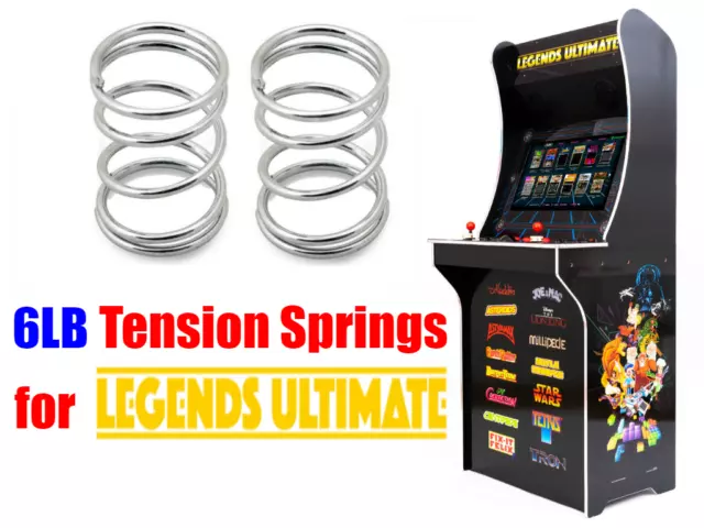 AtGames Legends Ultimate Home Arcade 6lb Tension Springs Replacement Upgrade Mod