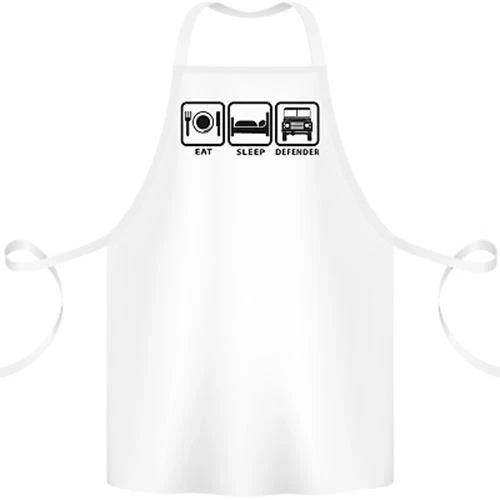 Eat Sleep 4X4 Off Road Roading Car Cotton Apron 100% Organic