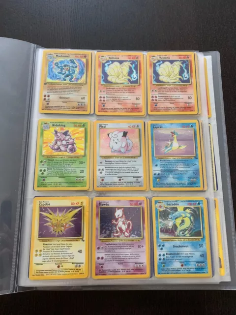 154 Pokemon Karten Sammlung Vintage 1995-1999 1st Edition Holo Jungle Gym Heroes