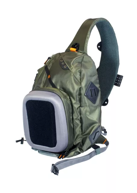 FLY FISHING SLING Bag With Fly Patch Big Storage Fishing Sling Chest Pack  $26.09 - PicClick