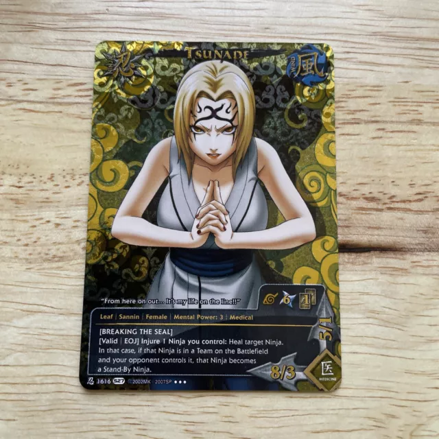 Hashirama Senju- First Hokage- Naruto CCG Kayou- 3D Lenticular - NR-HR-55