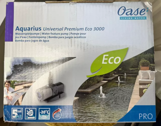 Oase Aquarius Universal Premium ECO 3000 57390 Filter und Bachlaufpumpe