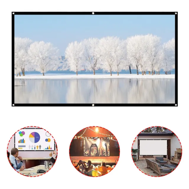 Projection Screen Canvas Foldable Home Wrinkle
